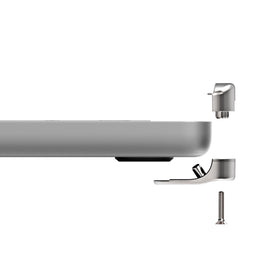 No-tools installation preserves the device body and ports.