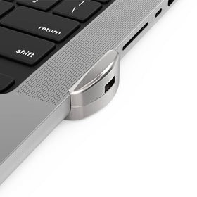 Sleek silver finish enhances the MacBook Pro with a premium look.