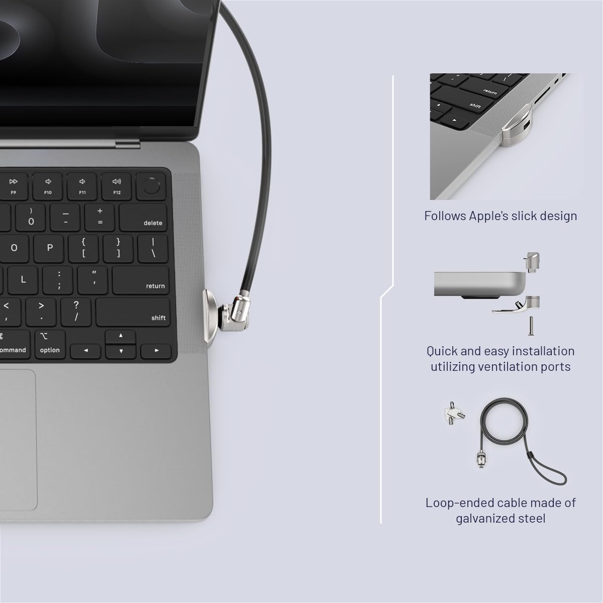 Ideal for work and office use with portable security.