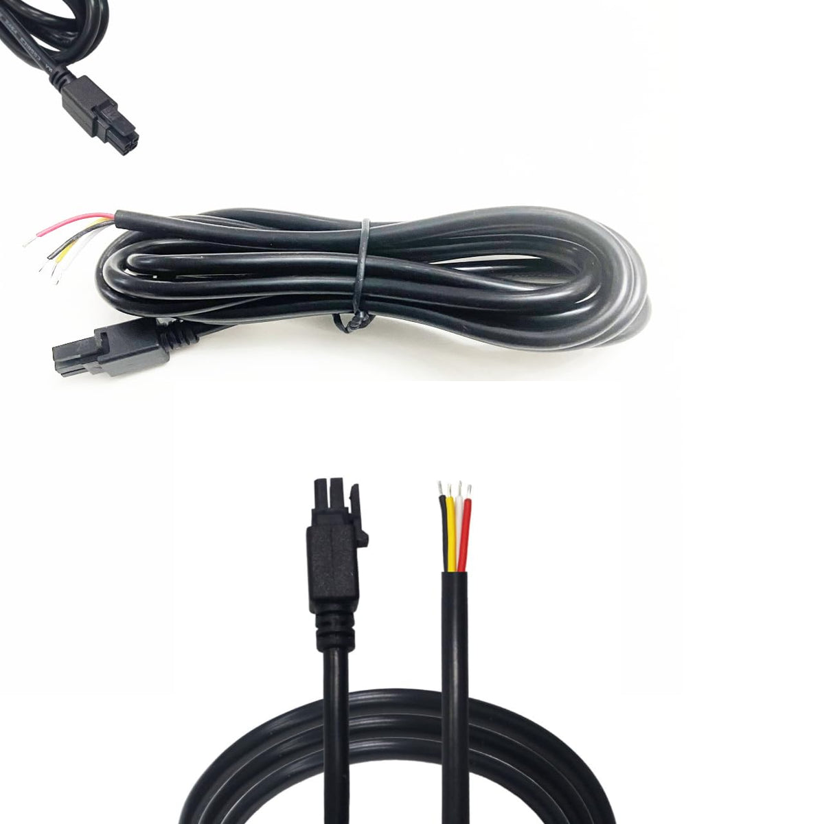 CompuPort 4-pin Molex DC power cable showing secure GPIO connections.