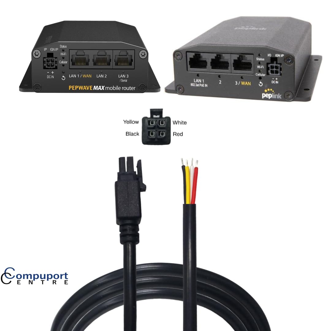 CompuPort compatibility with Peplink and Perle modems for reliable DC power.