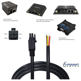 Shielded 5-foot CompuPort cable with MX3P molded housing.