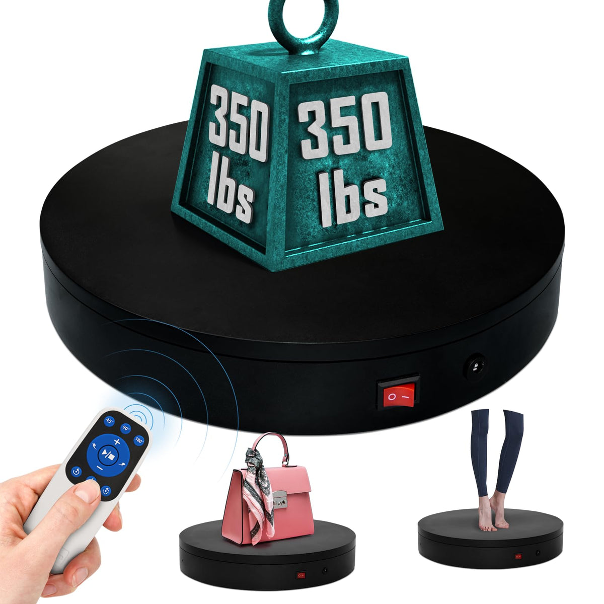 ComXim 12.6 inch rotating platform for smooth product photography