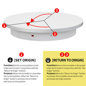 ComXim 60cm diameter platform ideal for wide products and displays.