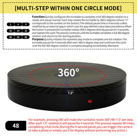 ComXim remote turntable 360-degree rotation supports multi-angle capture.