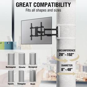 CondoMounts all-in-one mounting kit reduces extra purchases needed.