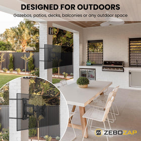 CondoMounts ZeboZap gazebo patio mount enables safe, durable outdoor viewing