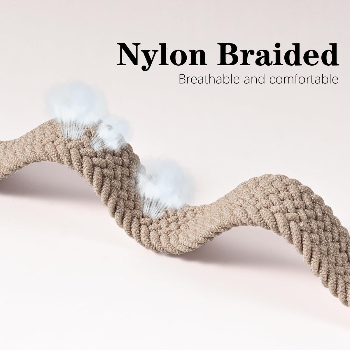 Conidido soft-loop wristband on Lily 2 emphasizes gentle touch and all-day comfort.