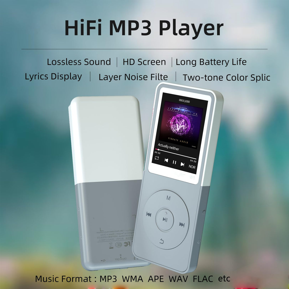 CONODO MP3 Player FM radio for convenient on-the-go listening.