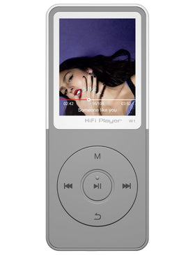 CONODO MP3 Player front screen enables easy navigation and quick library access.