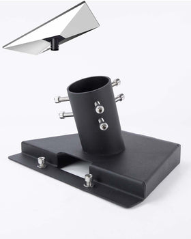 CONPEX Starlink Gen 3 pipe adapter in stainless steel for durable outdoor use