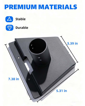 CONPEX Starlink pole mount showing 360-degree rotation for precise alignment