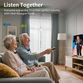 Conqier 164ft range through walls enabling flexible room-to-room viewing.