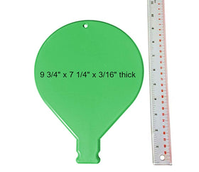 Control Balloon Products tag in use at a reception desk for quick key retrieval