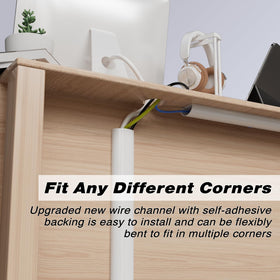 Conwang cord hider with side-opening buckle eases cord additions and adjustments.