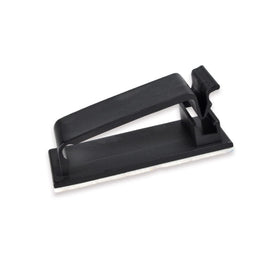 Conwork clip close-up showing durable plastic and secure grip benefit