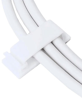 Conwork front packaging showing 50 white cable clips and clear benefits