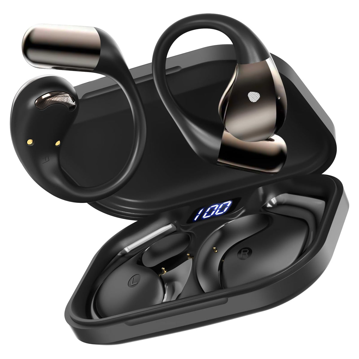 Conyat Open-Ear Headphones with open-ear design for comfortable, safe workouts and clear calls