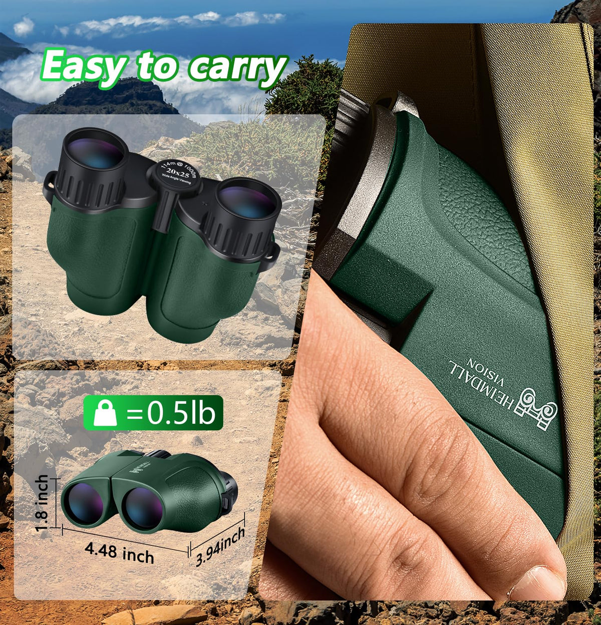 COO&KOO held in hand for scale demonstrating lightweight pocket-friendly size