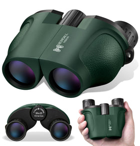 COO&KOO mini compact binoculars with 20x25 magnification offering distant detail for outdoor viewing