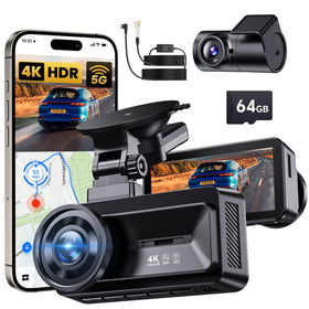 COOLCRAZY dashcam front view with 4K Starvis for clear license plate capture