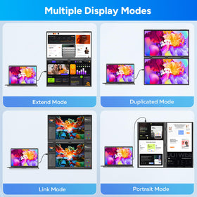 COOLHOOD 1080p IPS matte display delivers crisp colors and reduced glare.