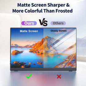 COOLHOOD 18.5-Inch monitor side profile highlights slim, travel-friendly design