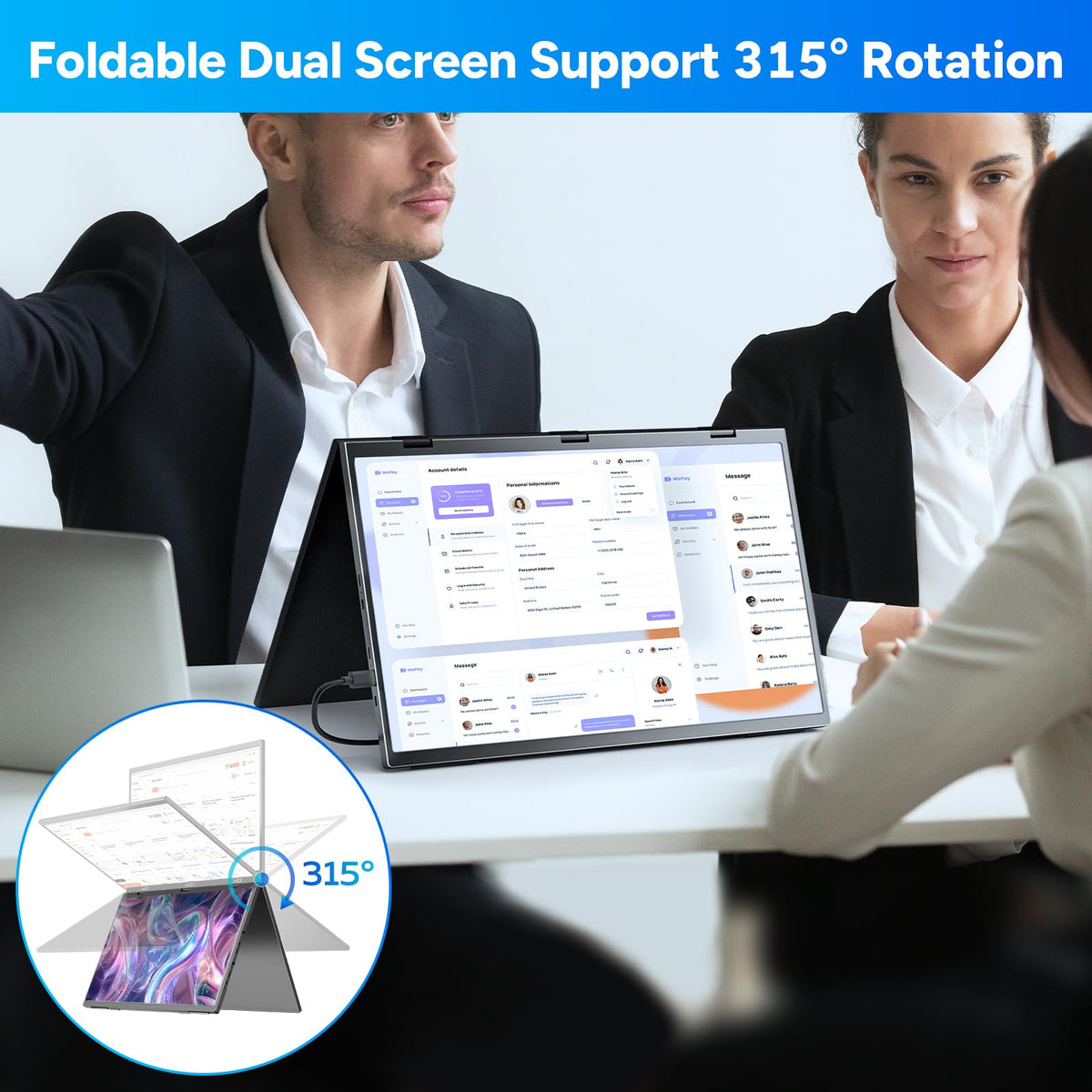 COOLHOOD ultra-wide 2mm bezel provides expansive viewing area.