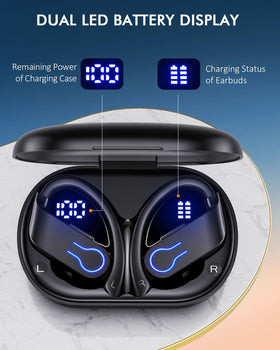 CoolJumper BT5.3 earbuds pair instantly for seamless use.