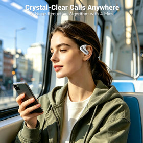 CoolJumper Open Ear Headphones with Bluetooth 5.4 provide fast, stable pairing.