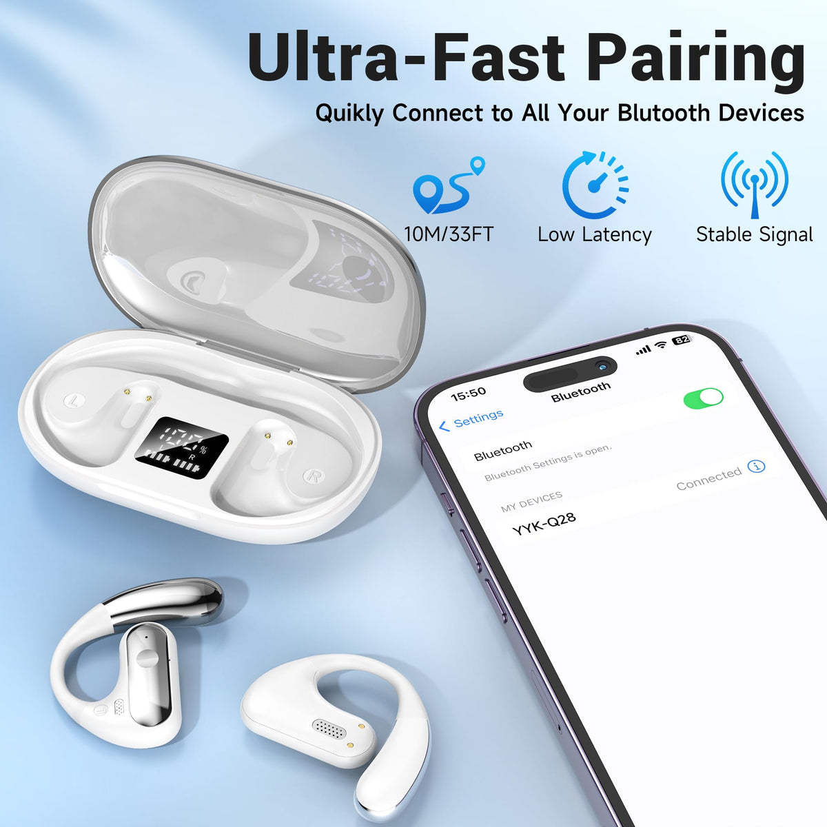 CoolJumper Open Ear Headphones keep you aware during runs.