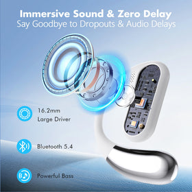 CoolJumper Open Ear Headphones IPX7 waterproof protection for gym and outdoor use.