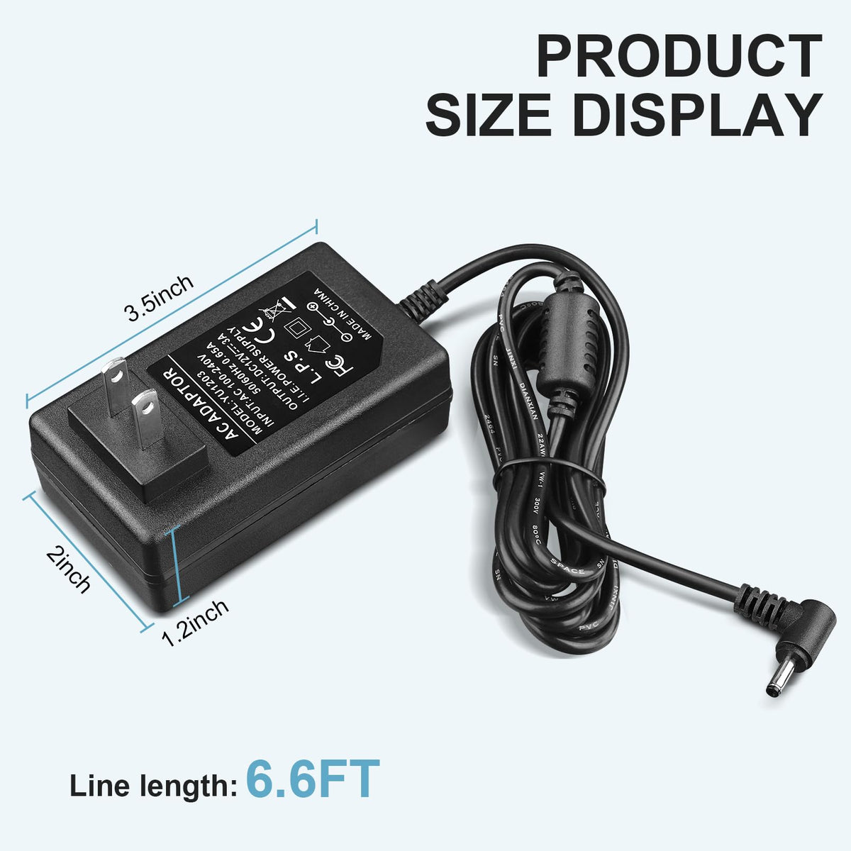 COOLM charger rear label showing CE/FCC certifications for safe operation.