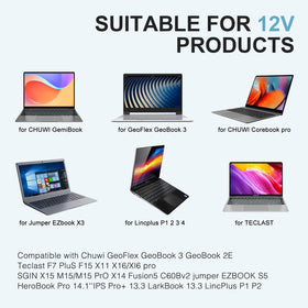 COOLM 36W power supply supporting multiple ultrabooks.