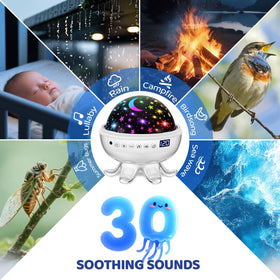 COOLNIGHT on nightstand displaying 31 colors to create soothing ambiance