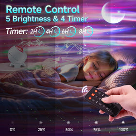 COOLNIGHT on a nightstand with soft lights and nature sound for relaxed bedtime ambience