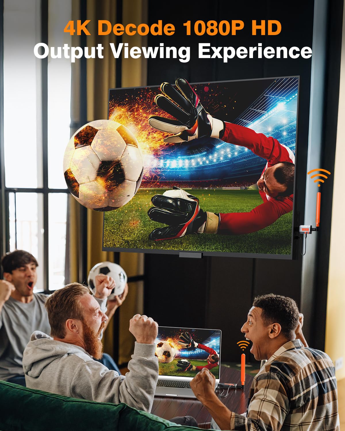 Coolpie 4K input to 1080p output delivers crisp visuals for presentations