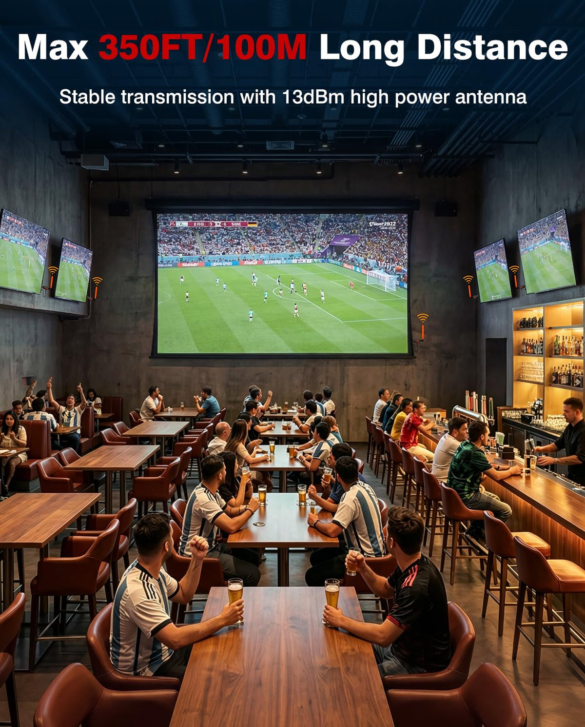 Coolpie long range transmission up to 350 ft in open spaces