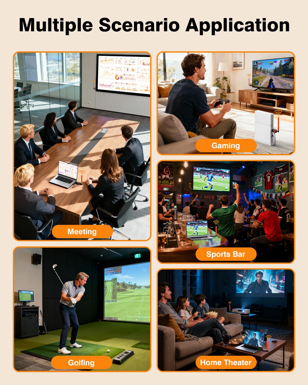 Coolpie multi-scenario use for meetings, classrooms, and home theaters.