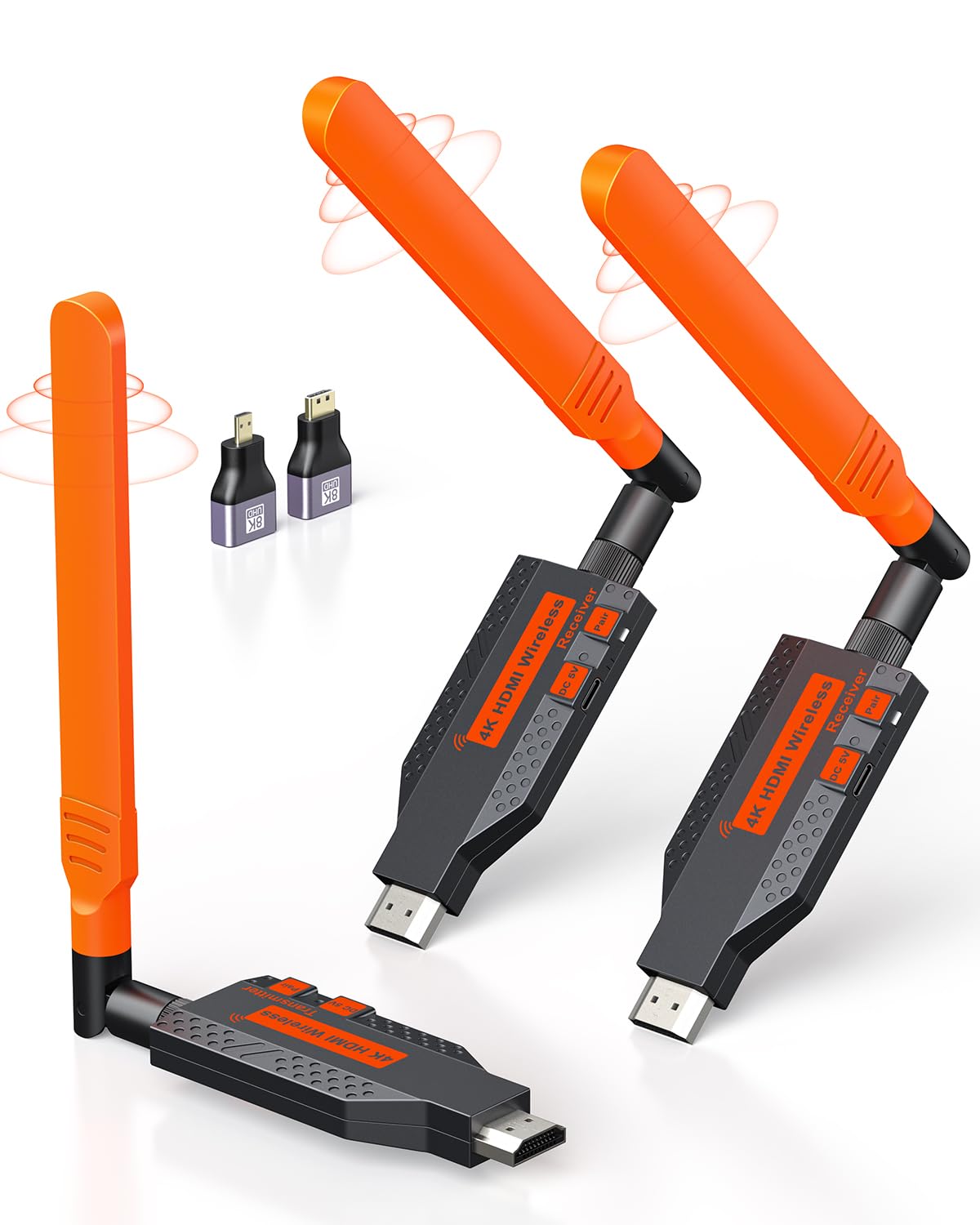 Coolpie wireless HDMI transmitter enables multi screen mirroring to two displays
