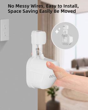 COOLWUFAN clean, sleek plastic finish complements eero aesthetics on any wall.