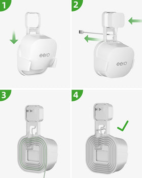 COOLWUFAN eero mount is designed for eero 6 and 6+ compatibility.