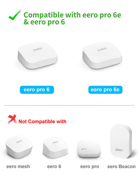 CoolWUFAN eero wall mount with cord slot for clean cable management