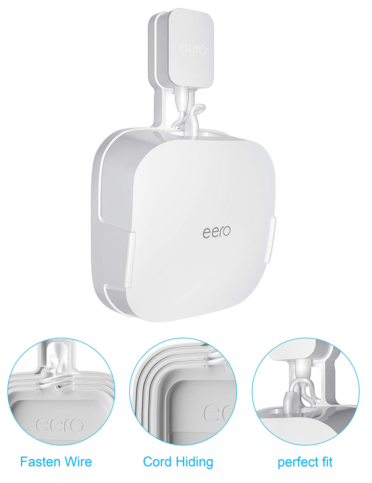 CoolWUFAN wall mount enables easy room-to-room repositioning