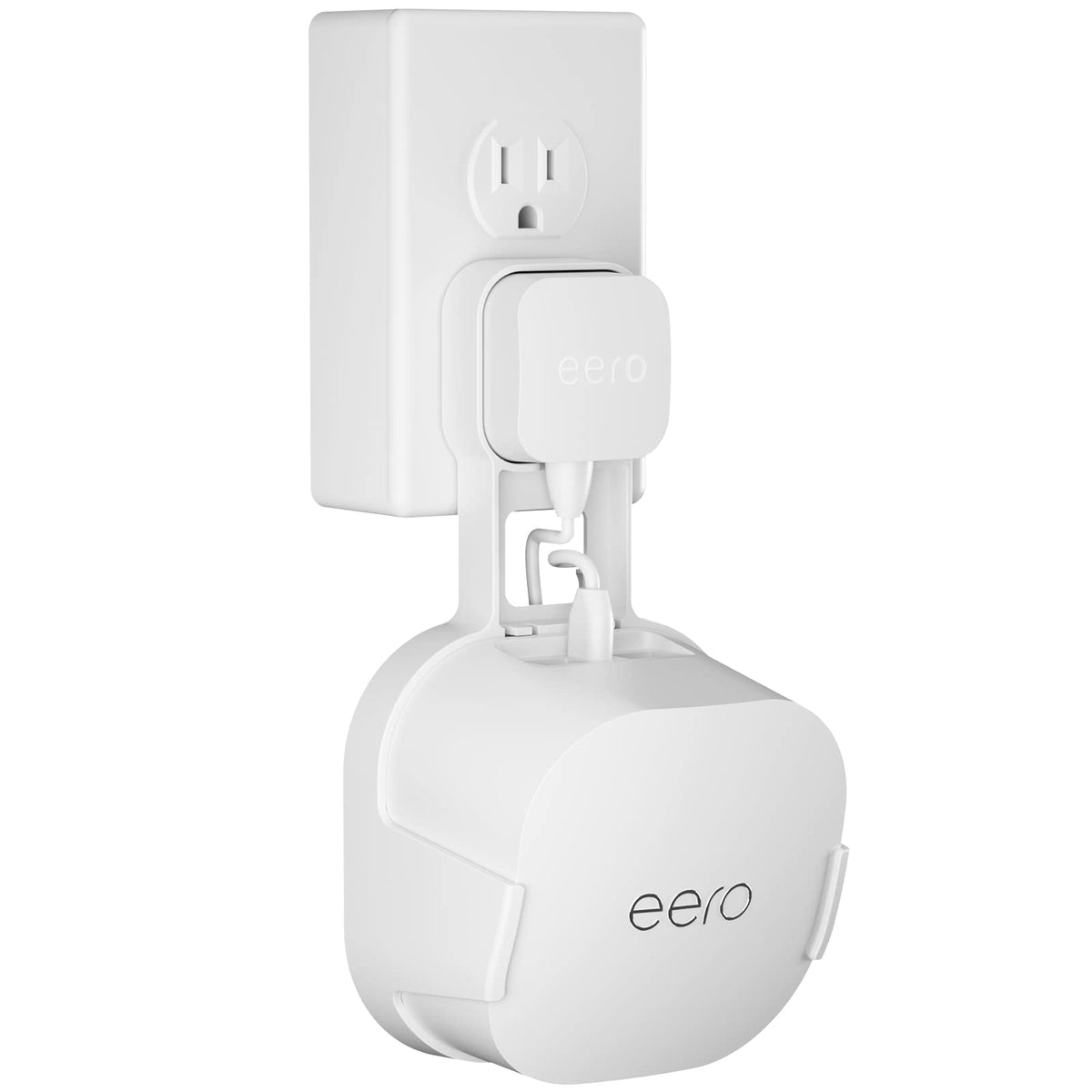 COOLWUFAN eero wall mount blends with decor for a discreet setup.