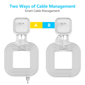 COOLWUFAN wall mount packaged for easy, quick setup