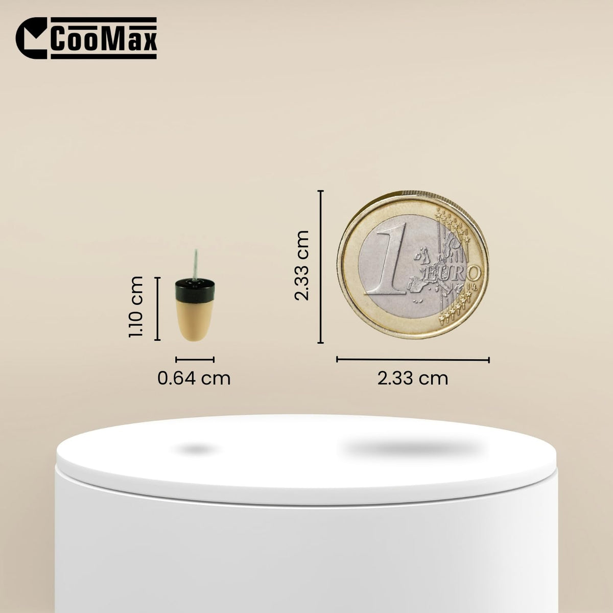 COOMAX lifestyle scene with user wearing loop for discreet communication benefit