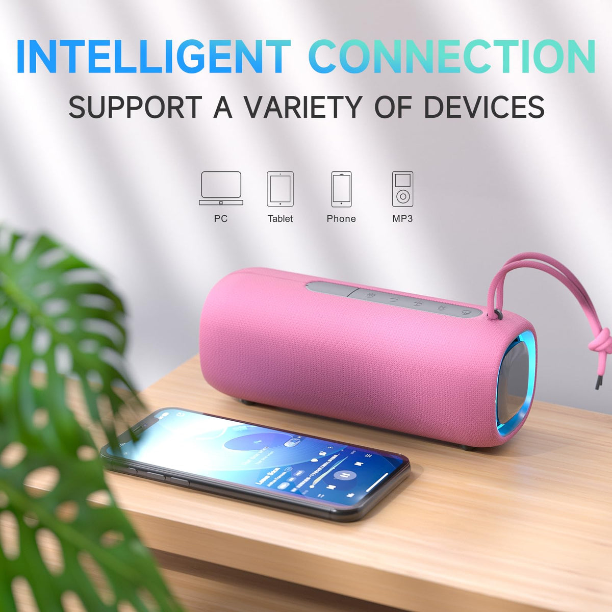 Coopers 4000mAh battery enables extended playback on the go.