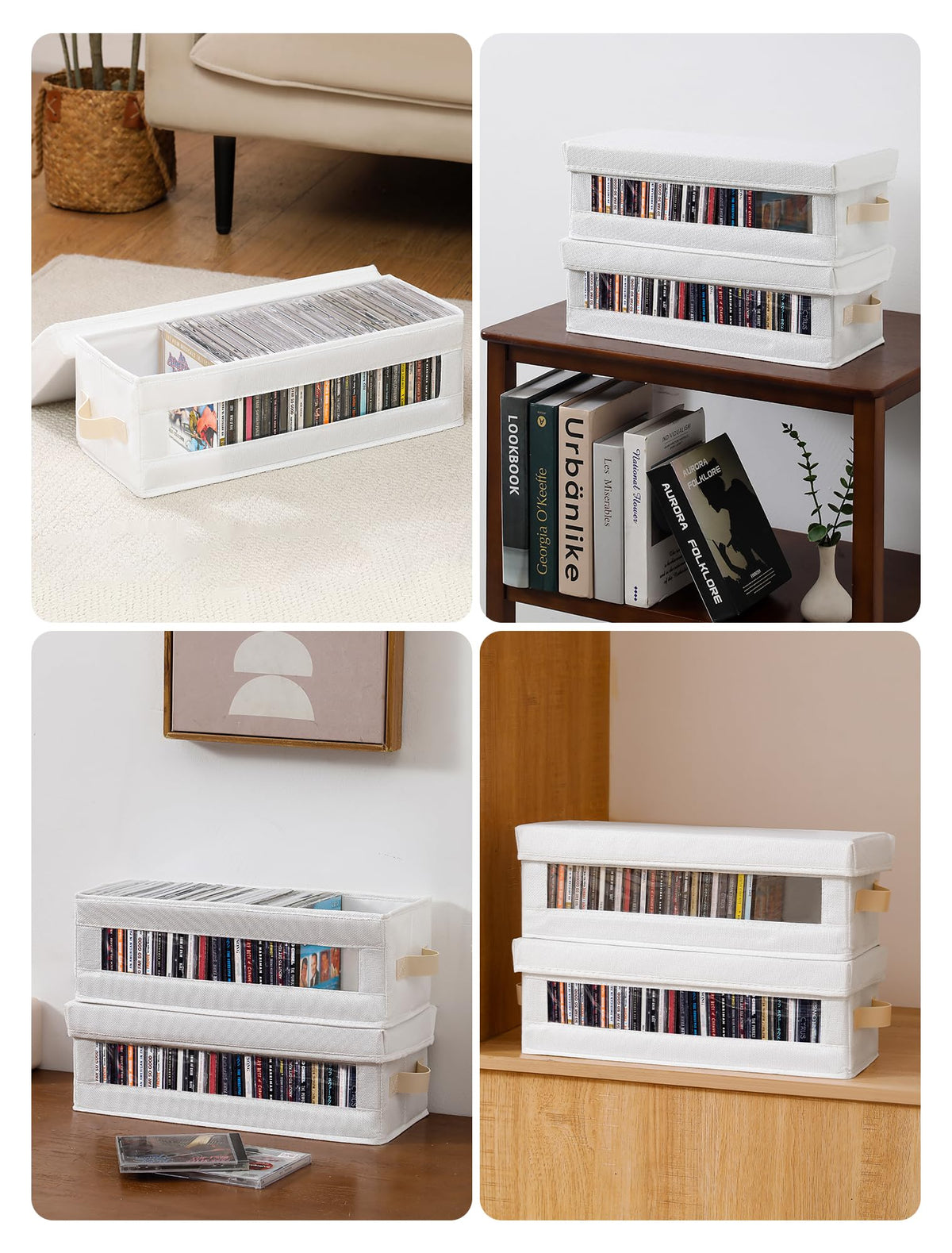 Coorganisers multi-purpose storage box suits towels, toys, or office supplies.