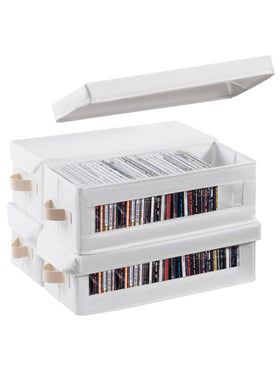 Coorganisers visible window CD storage front lets you identify contents at a glance.